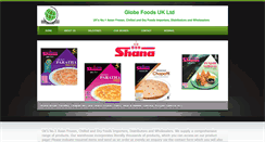 Desktop Screenshot of globefoods.co.uk