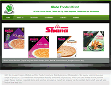 Tablet Screenshot of globefoods.co.uk